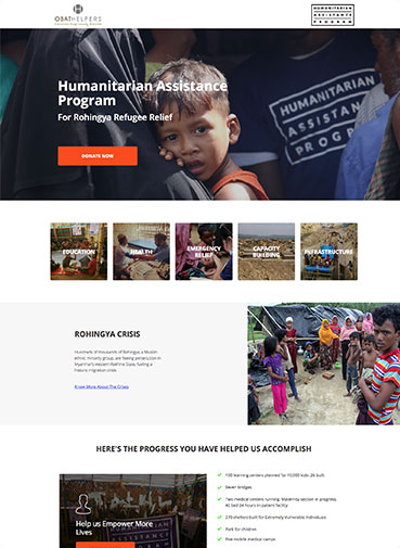 Charity Landing Page 