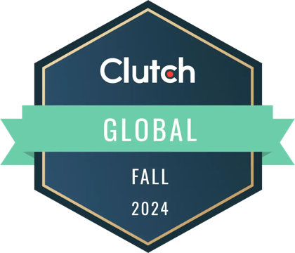 Clutch Global Fall 2024 badge