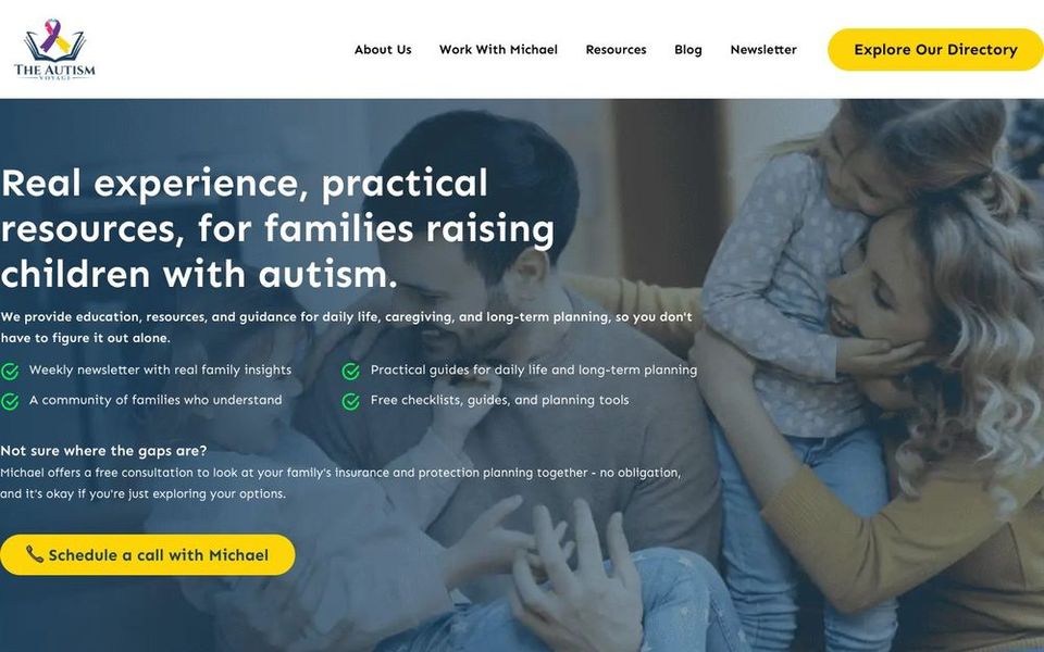The Autism Voyage: behind every form on the site