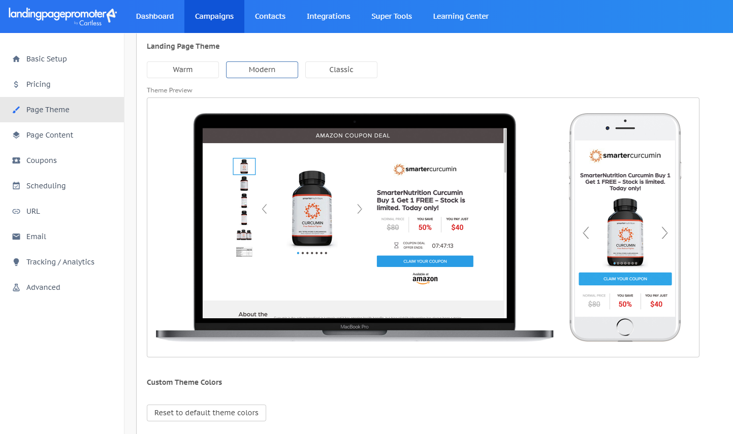 Shopify landing page examples