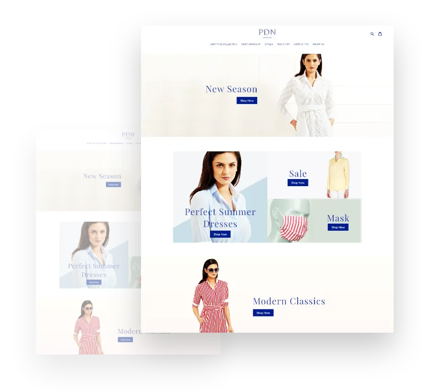 Bespoke Shopify Landing Page Design