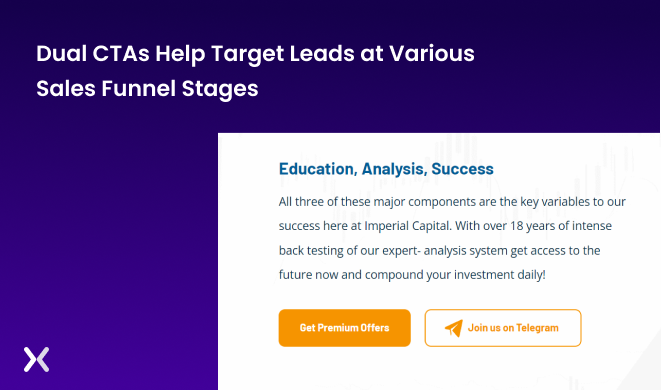 dual-cta-on-a-landing-page