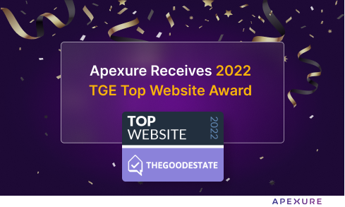 Apexure Wins 2022 TGE Best Website Award