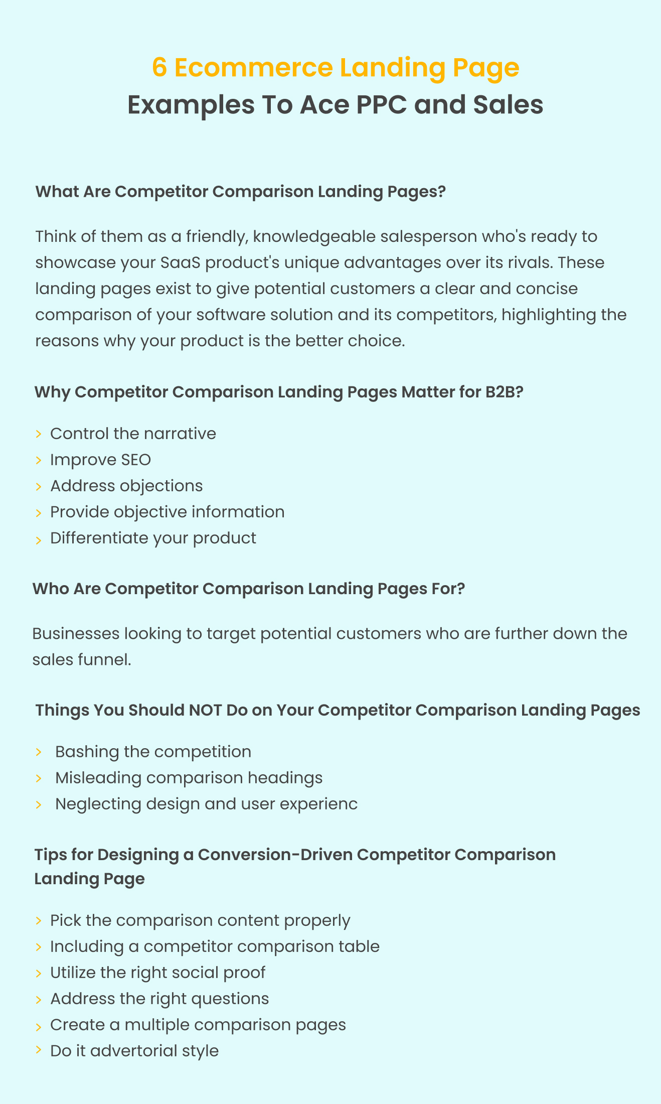 Competitor-Comparison-Landing-Pages-Tips-Examples-For-SaaS-Summary.webp