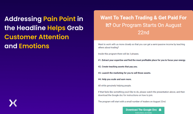 Addressing-consumer-pain-point-in-landing-page-headline-copy