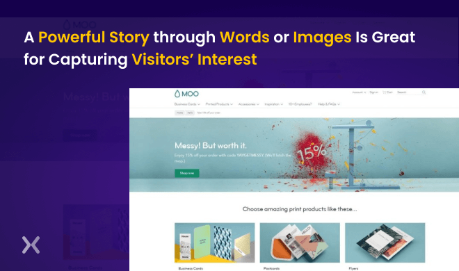 Interactive-use-of-story-on-a-Landing-Page
