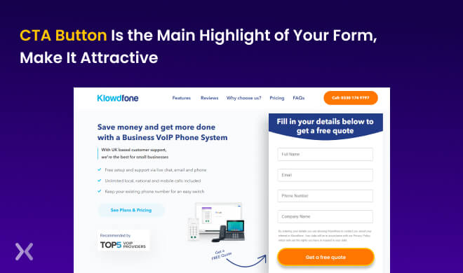 Attractive-CTA-button-on-Landing-page-form