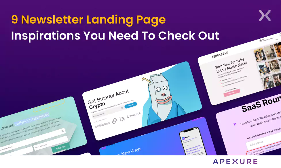 9 Newsletter Landing Page Examples You Need To Check Out