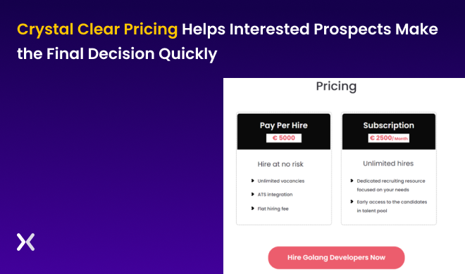 clear-pricing-of-SaaS-on-the-landing-page