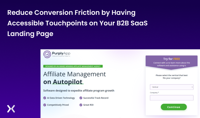 Vairous-touchpoints-on-a-b2b-SaaS-landing-page