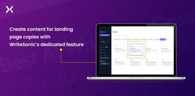Writesonic-dedicated-landing-page-copy-section.webp