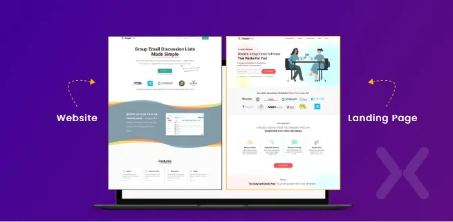 landing-page-vs-website