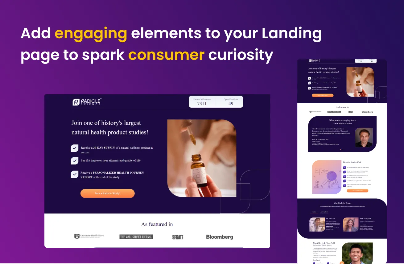 unique-landing-page