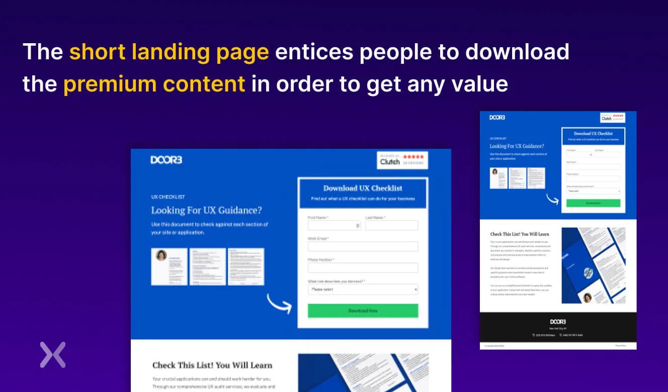 Short-landing-page-example