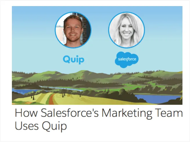 Salesforce-marketing-team-using-quip