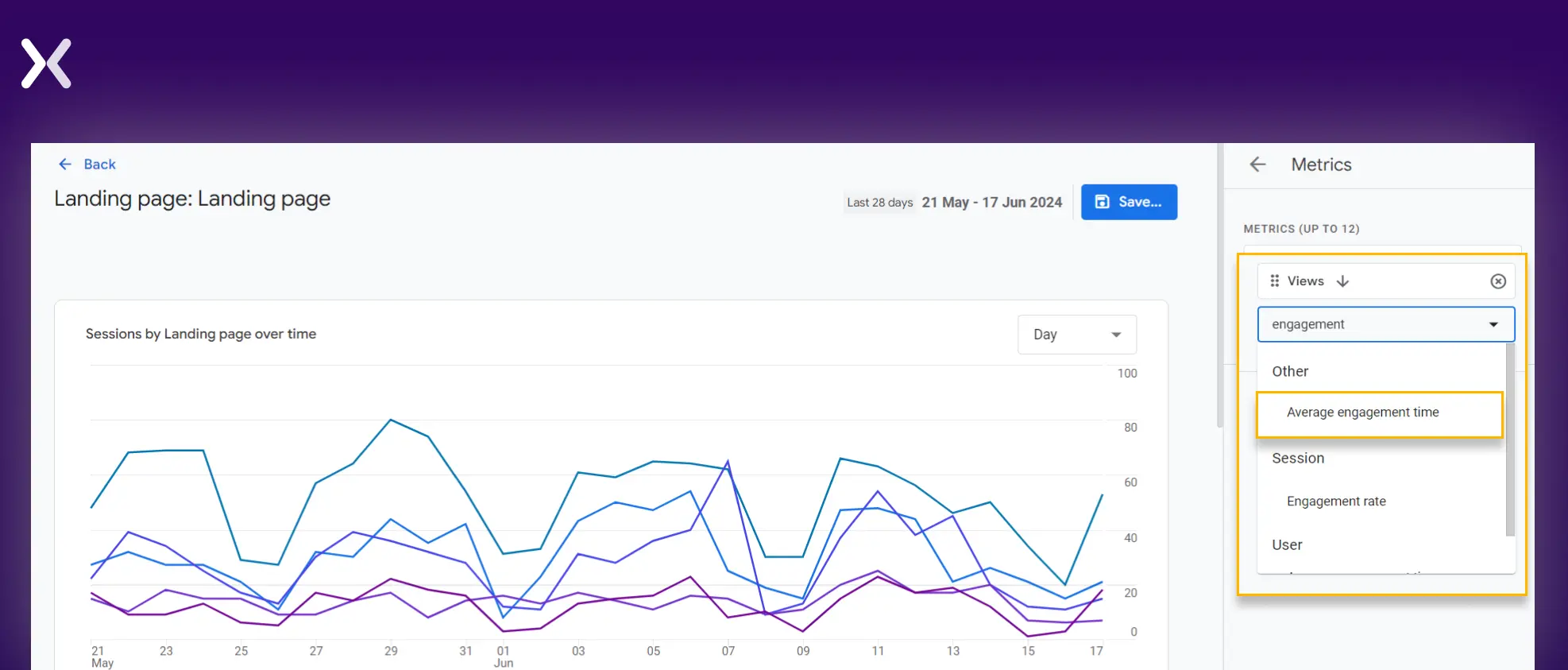 set-up-engagement-metric-in-GA4-landing-page-report.webp
