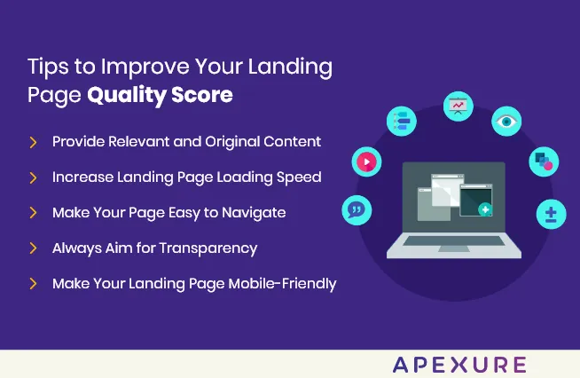 Guide to Improve your Landing Page Quality Score