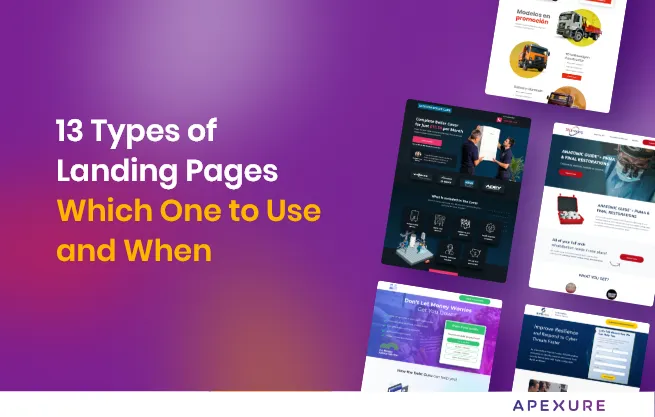 types-of-landing-pages