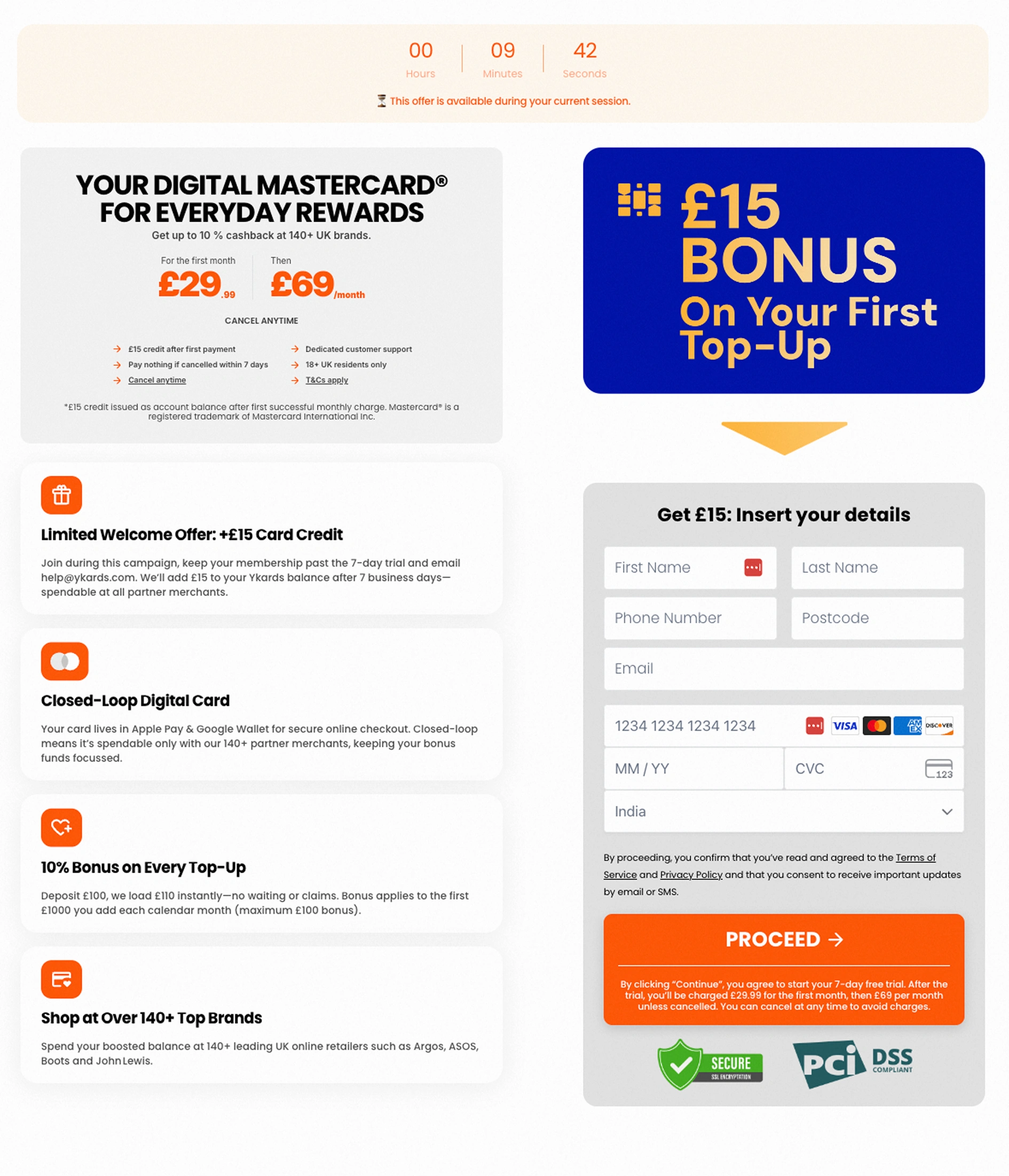 ykards-wordpress-landing-page.webp